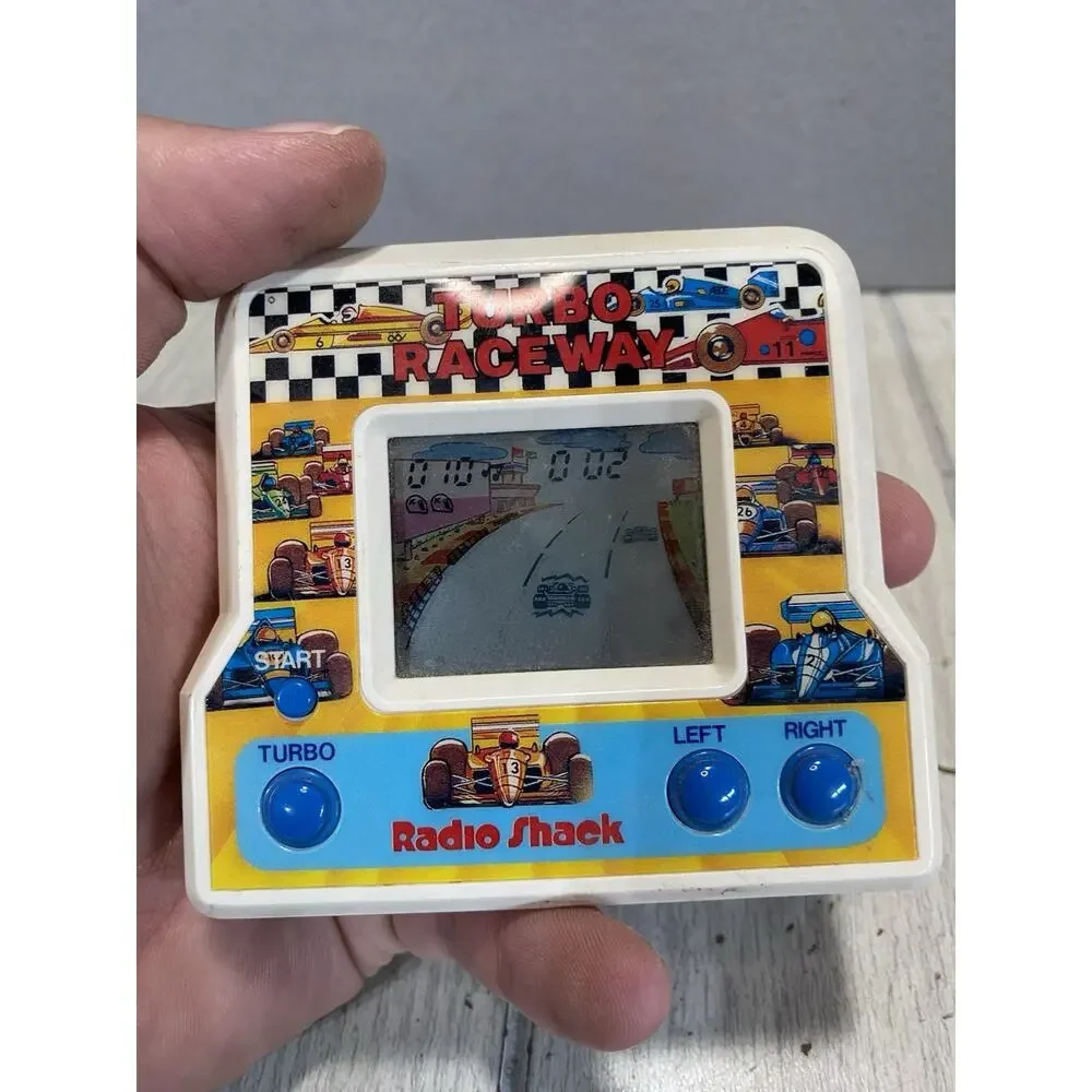 Vintage Radio Shack Turbo Raceway Handheld Game 60-2242 - TESTED AND WORKING